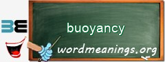 WordMeaning blackboard for buoyancy
